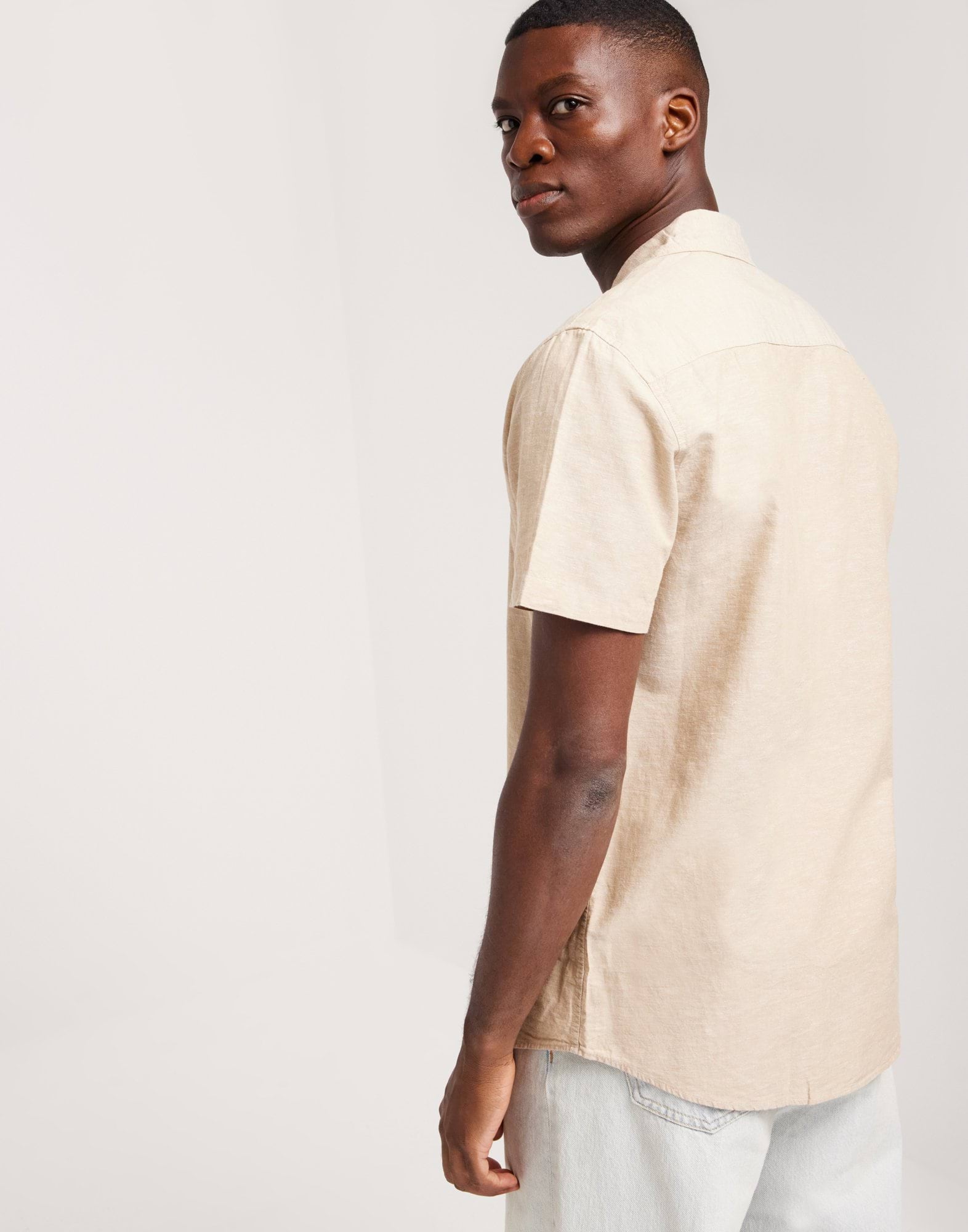 SLHREGNEW-LINEN SHIRT SS RESORT W