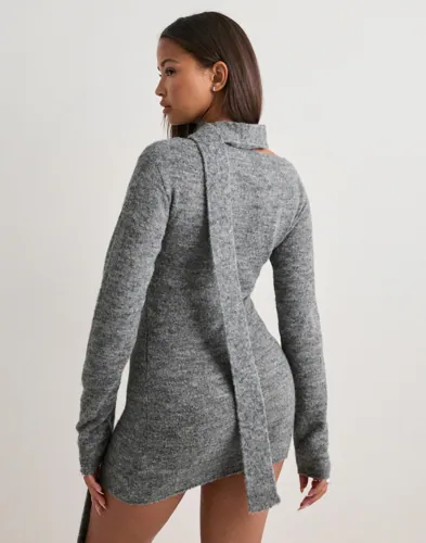 Nelly Tight Long Knit Sweater stickade tröjor dam – bild 3