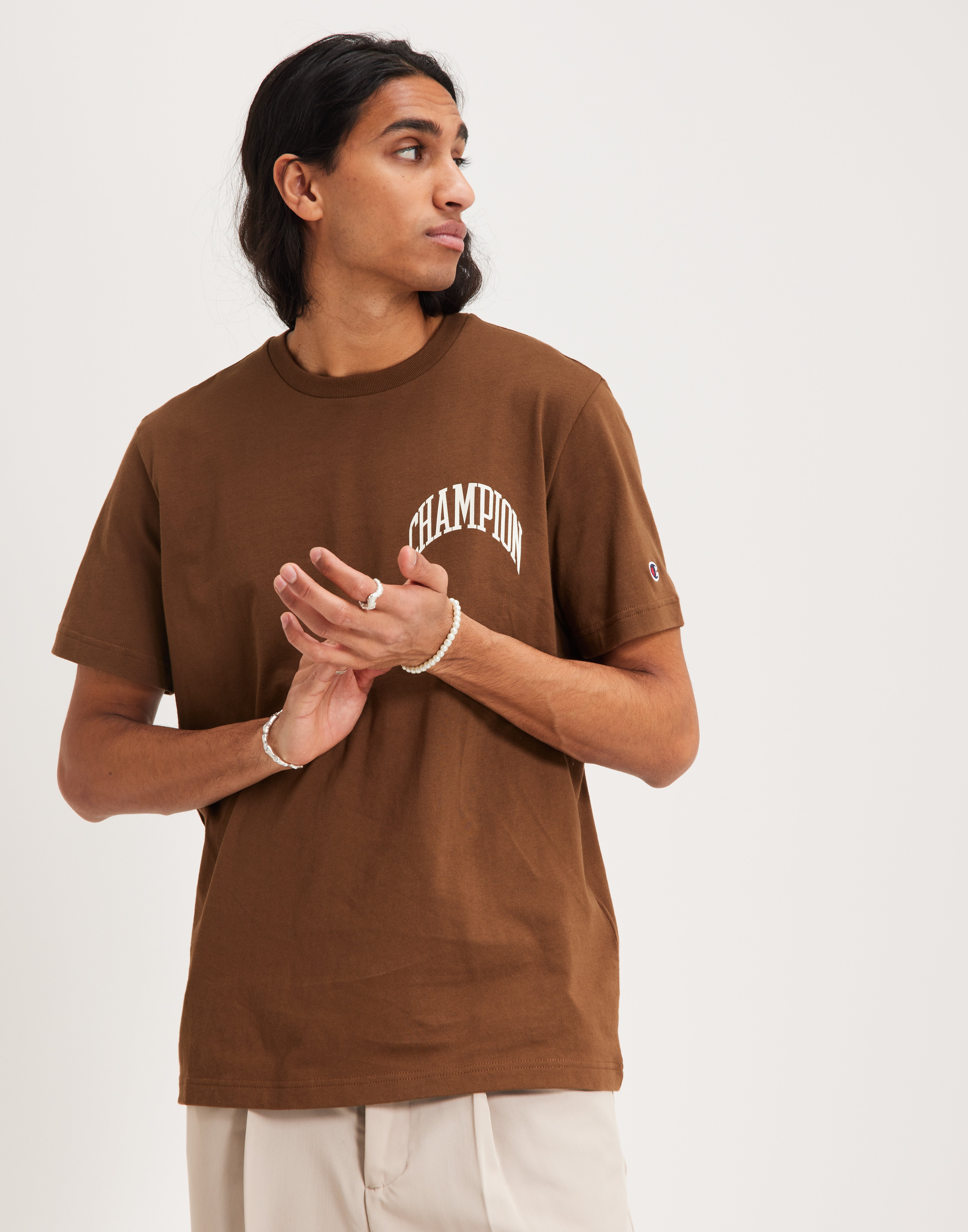 Buy Champion Crewneck T Shirt Bison NLYMAN