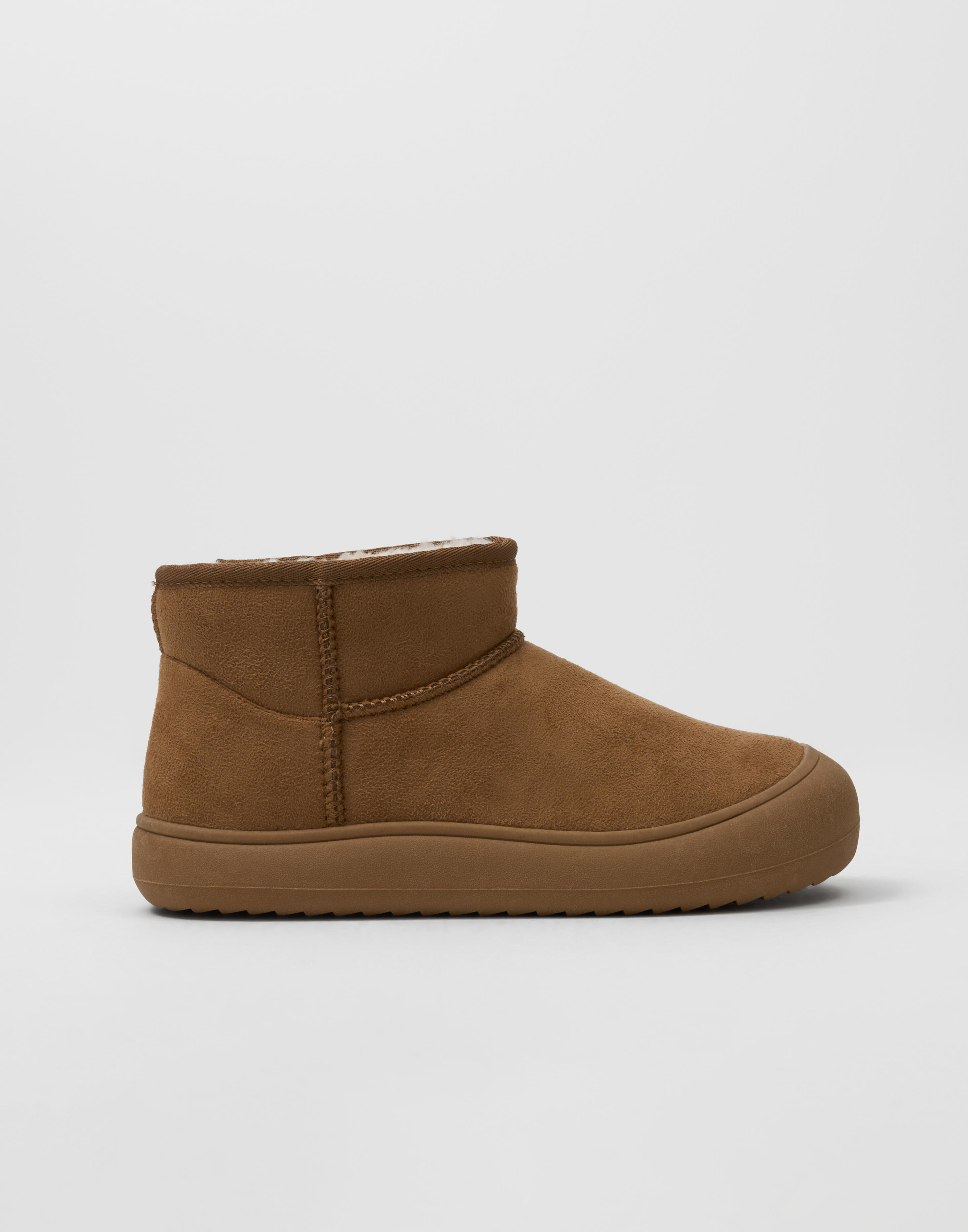 Køb Nelly Chunky Mini Boots - Chestnut | Nelly.com