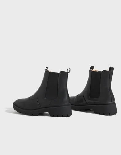 Nelly - Sort - Warm Chelsea Boot