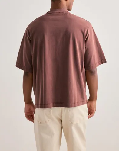 Selected Men Slhboxycory Ss O-Neck Tee Oversized t-shirts t-shirts - bas herr – bild 3