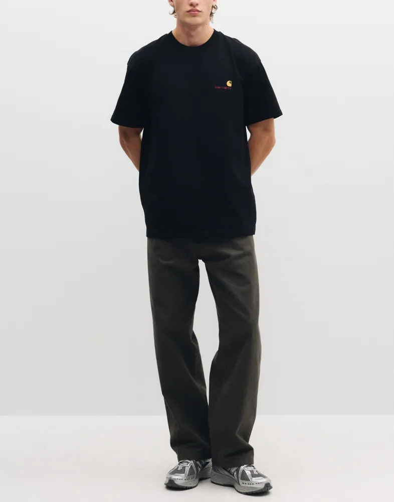 Carhartt WIP S/S American Script T-Shirt Märkes t-shirts herr – bild 2