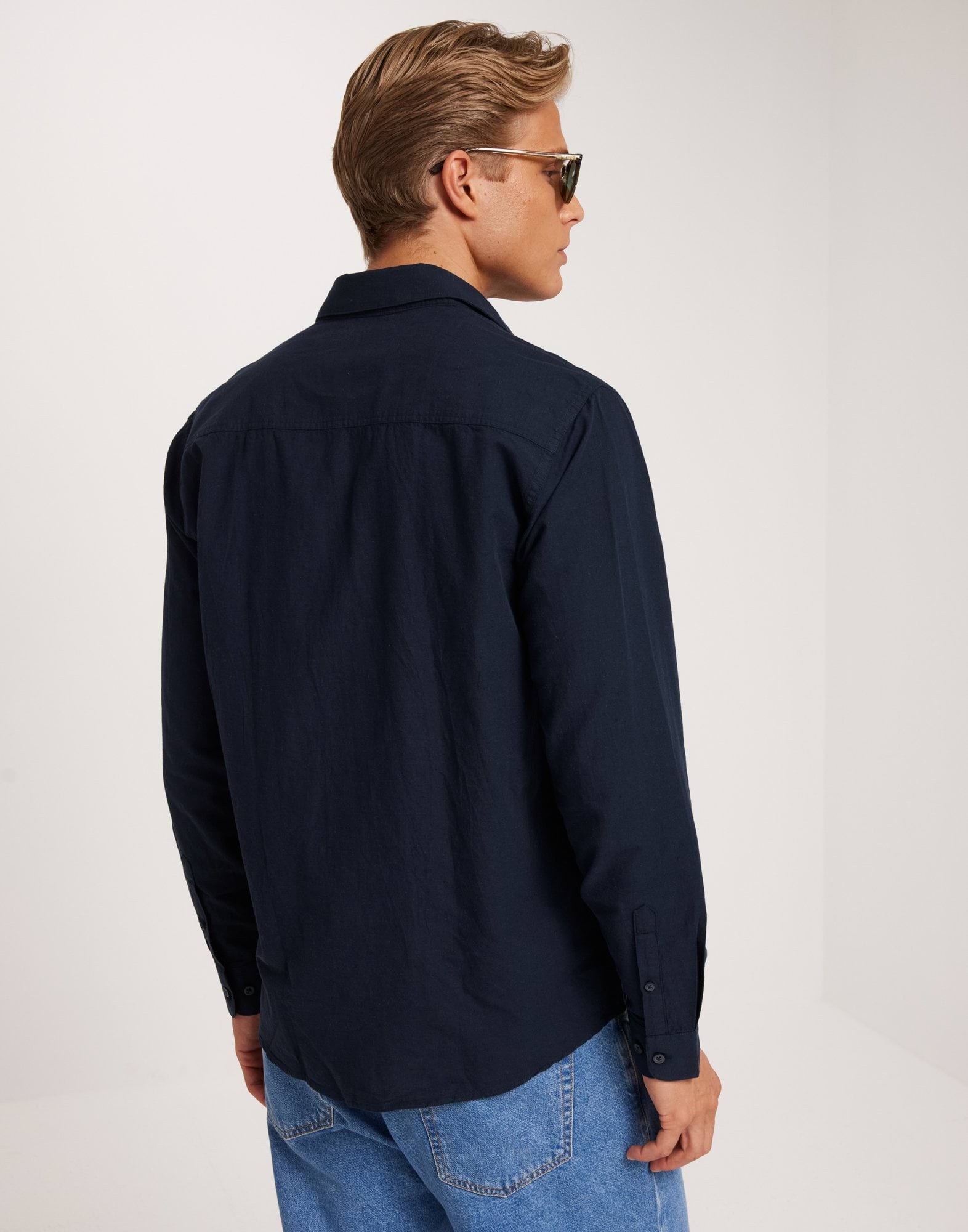 SLHREGNEW-LINEN SHIRT LS CLASSIC