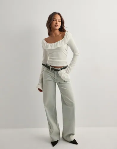 Nelly Stunning Frill Blouse Top blusar dam – bild 3