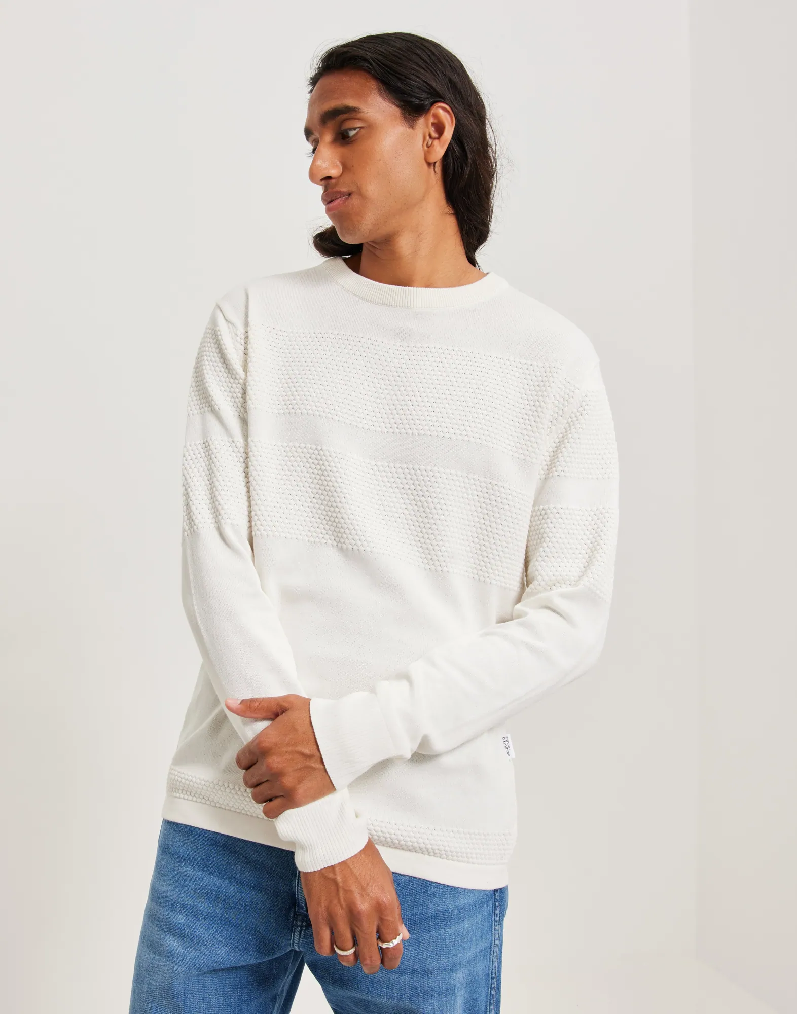 SLHMAINE LS KNIT CREW NECK W NOOS