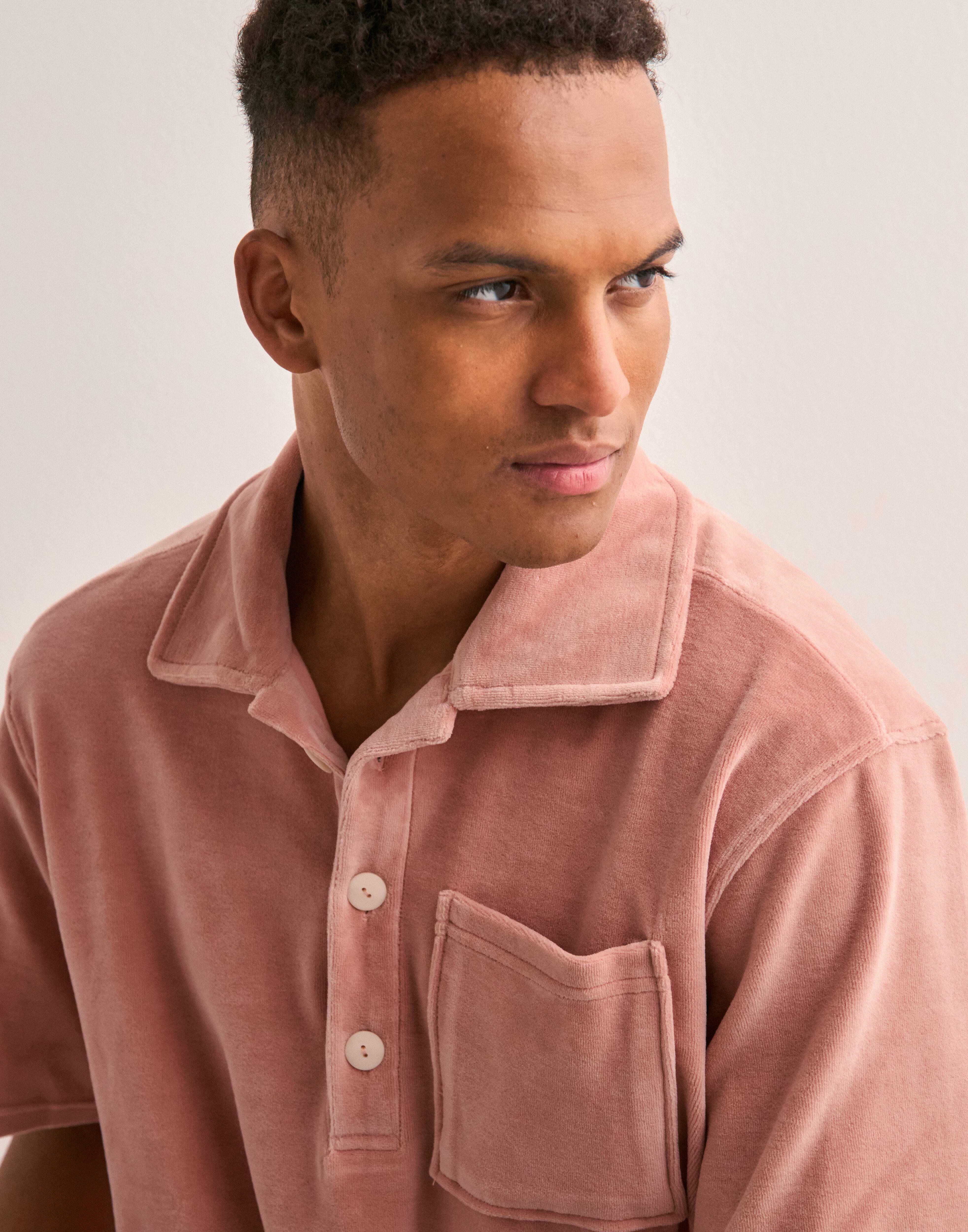 Buy OAS Girona Velour Shirt - Cameo | NLYMAN