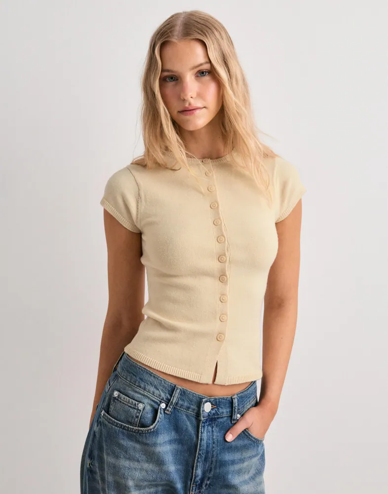 Button Knit Top
