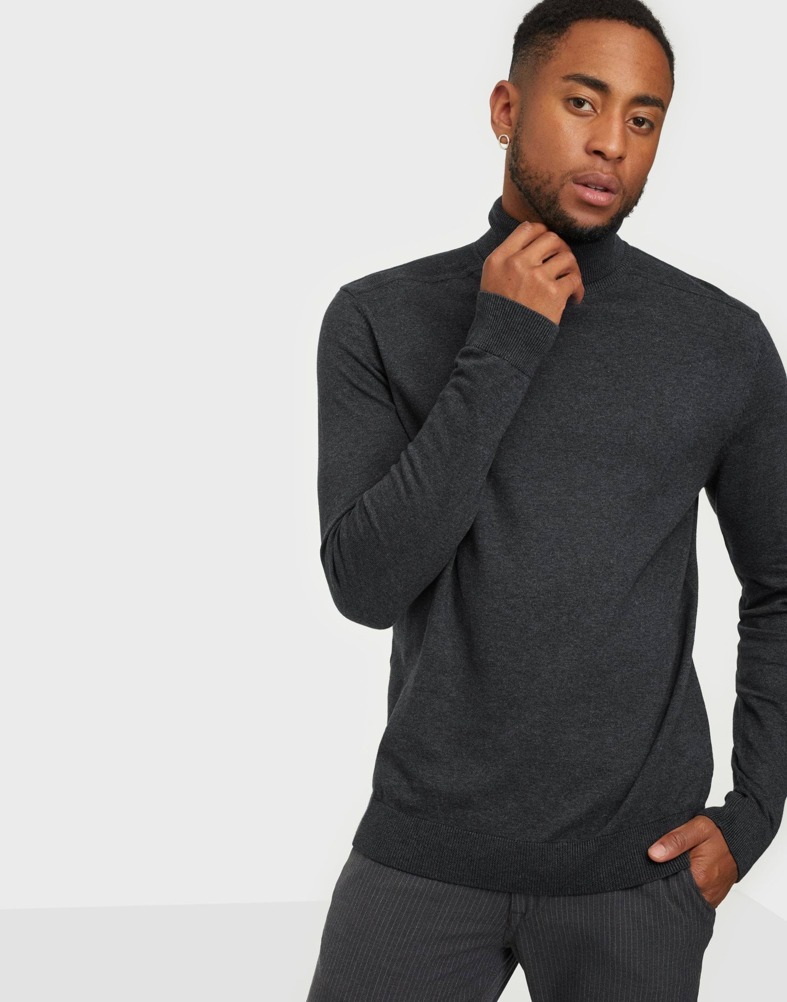 SLHBERG ROLL NECK B NOOS