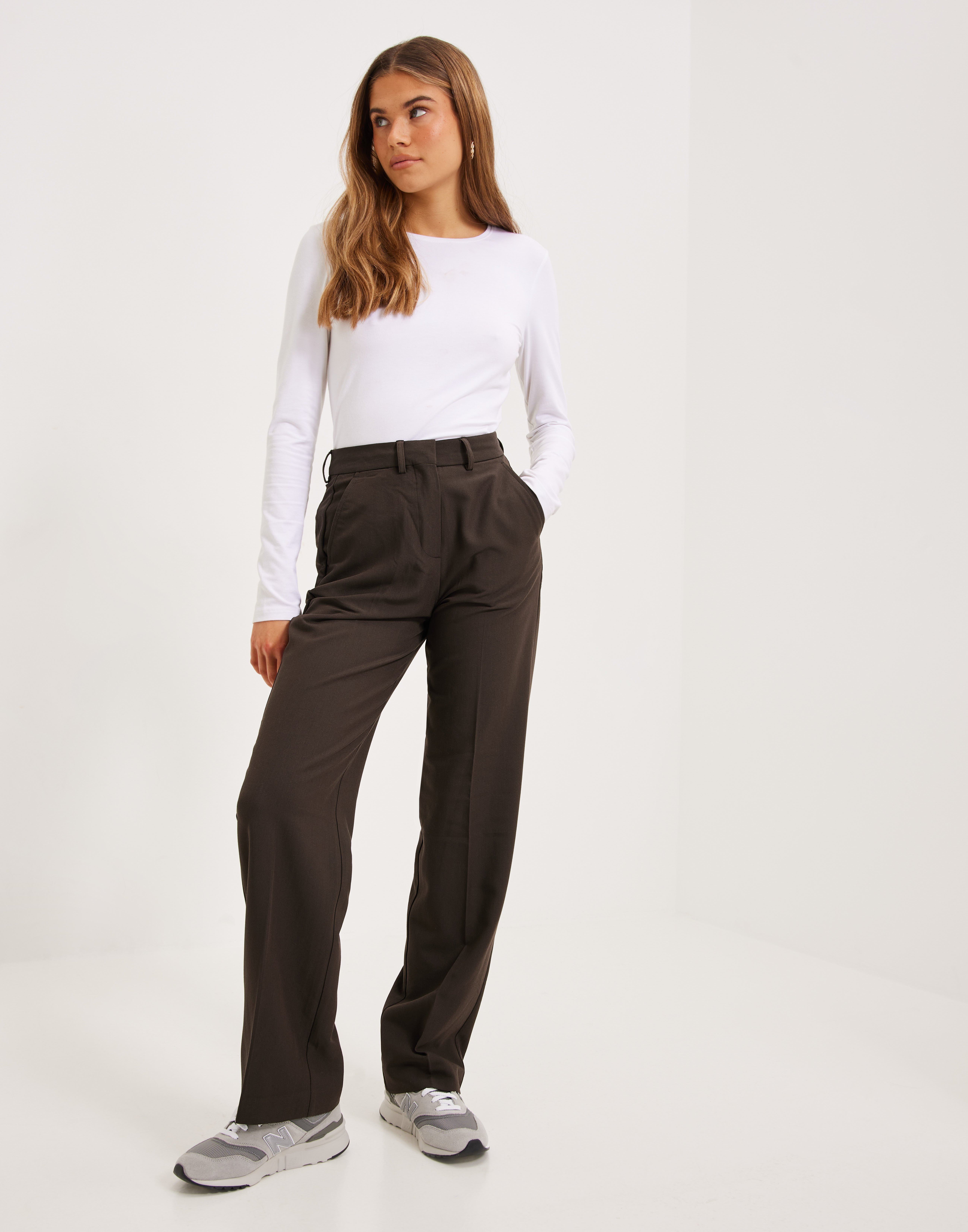 Buy JJXX JXMARY HW PANT TLR NOOS - Mulch | Nelly.com