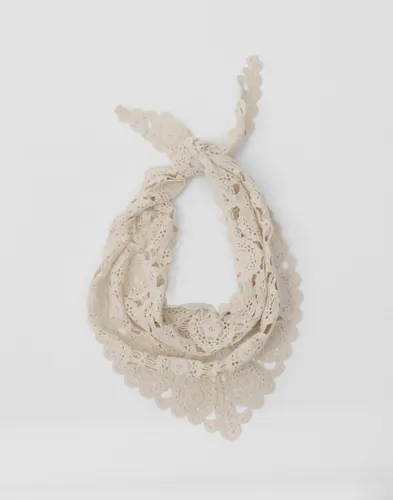 Vero Moda - Hvid - Awkatrin Lace Scarf