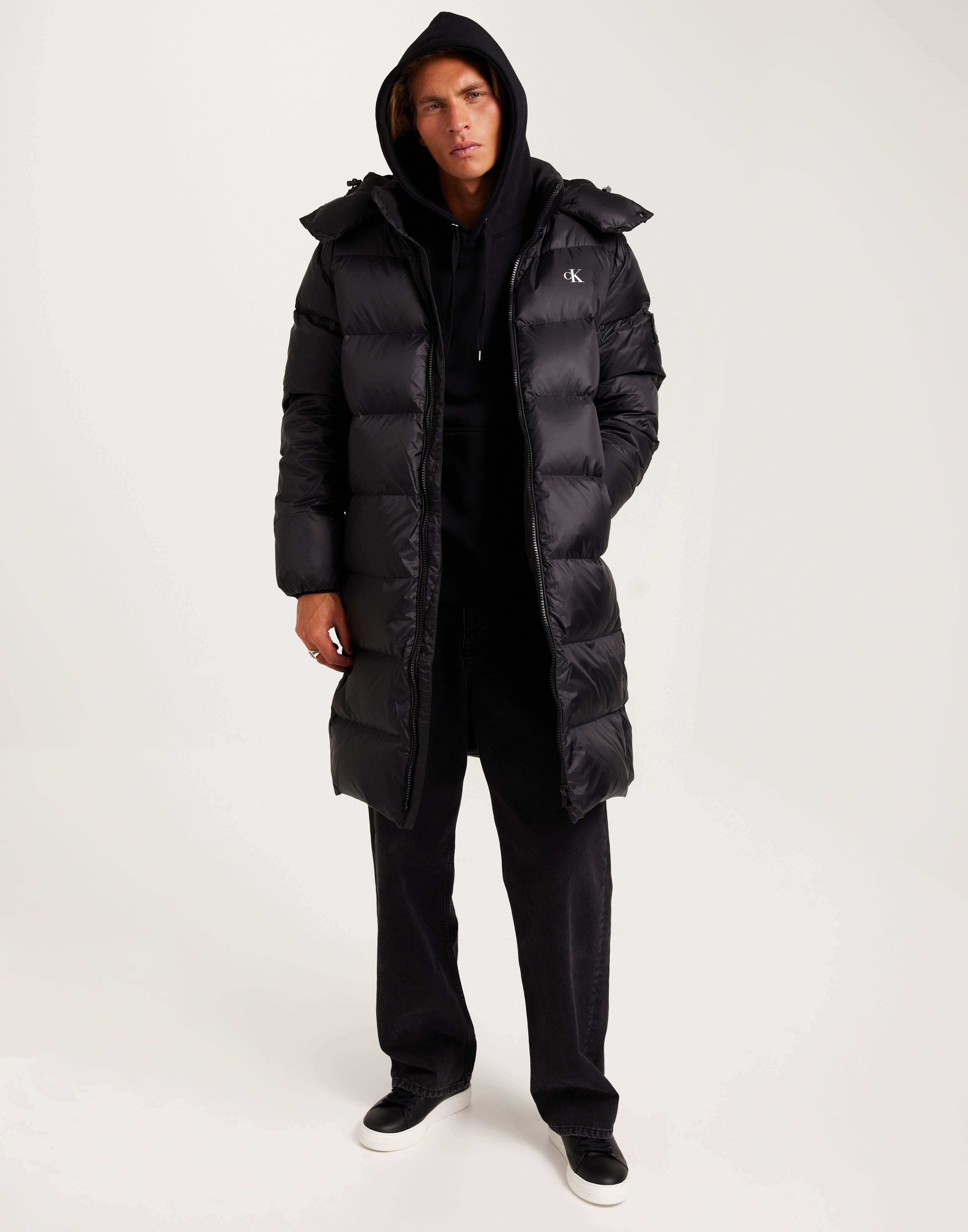 Buy Calvin Klein Jeans ESSENTIALS DOWN LONG PARKA Ck Black NLYMAN