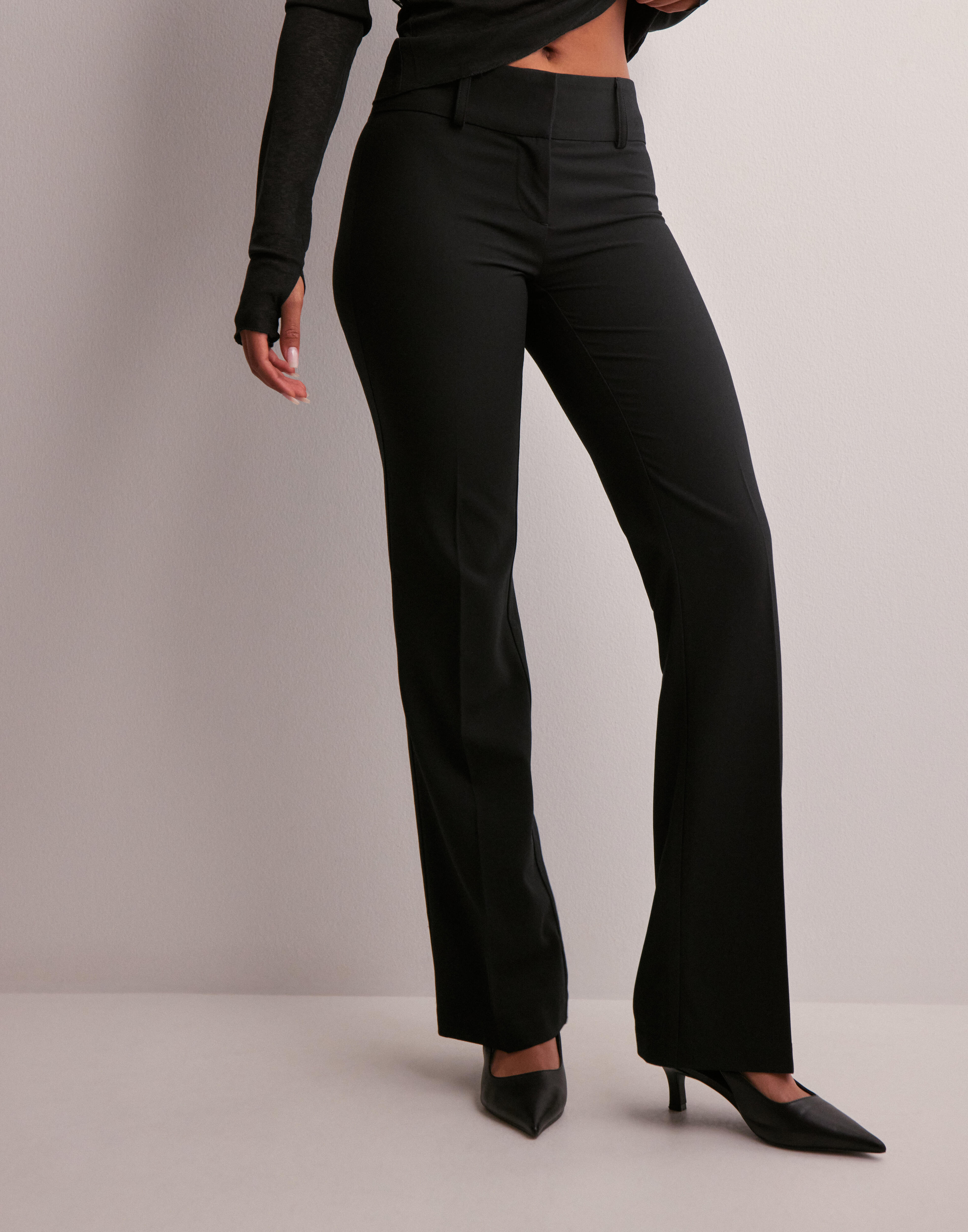 柴田ひかり×IKIJI Low-rise work pants black
