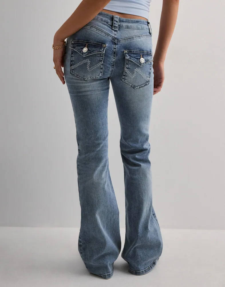 Low Waist Luxury Bootcut Jeans