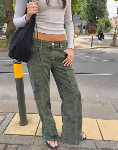 Nelly - Multi/Mönstrad - Cargo Jeans