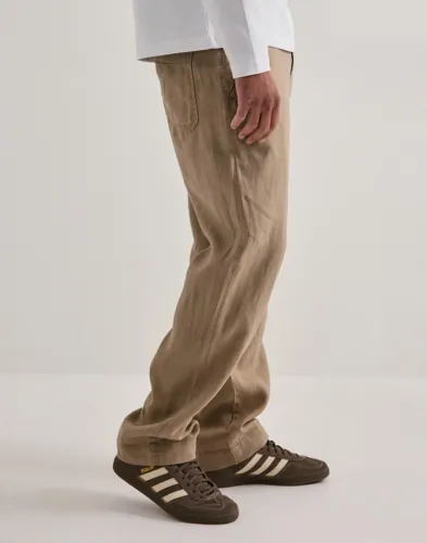 Selected Men SLH196-Straight Jeremy Linen Pant Linnebyxor herr – bild 3