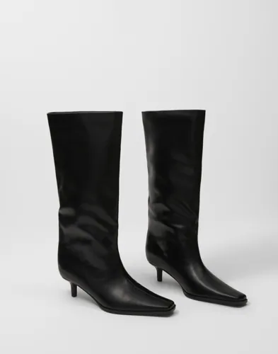 Nelly Squaretoe Under Knee Boot ankelboots dam – bild 2