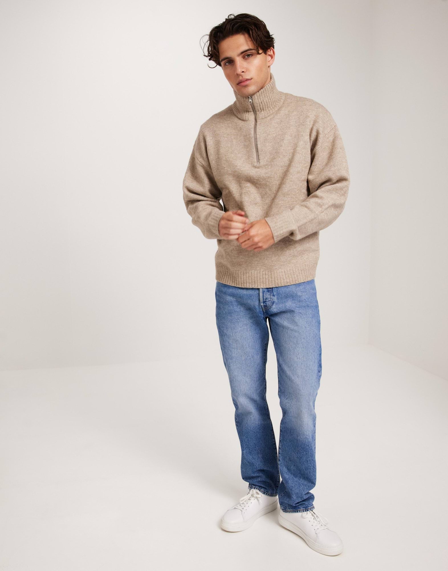 JOROLLIE KNIT HALF ZIP SN