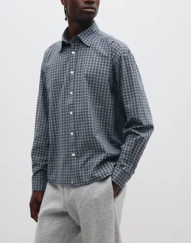 Woodbird Wbbuzo Yu Check Shirt Mönstrade skjortor herr – bild 3
