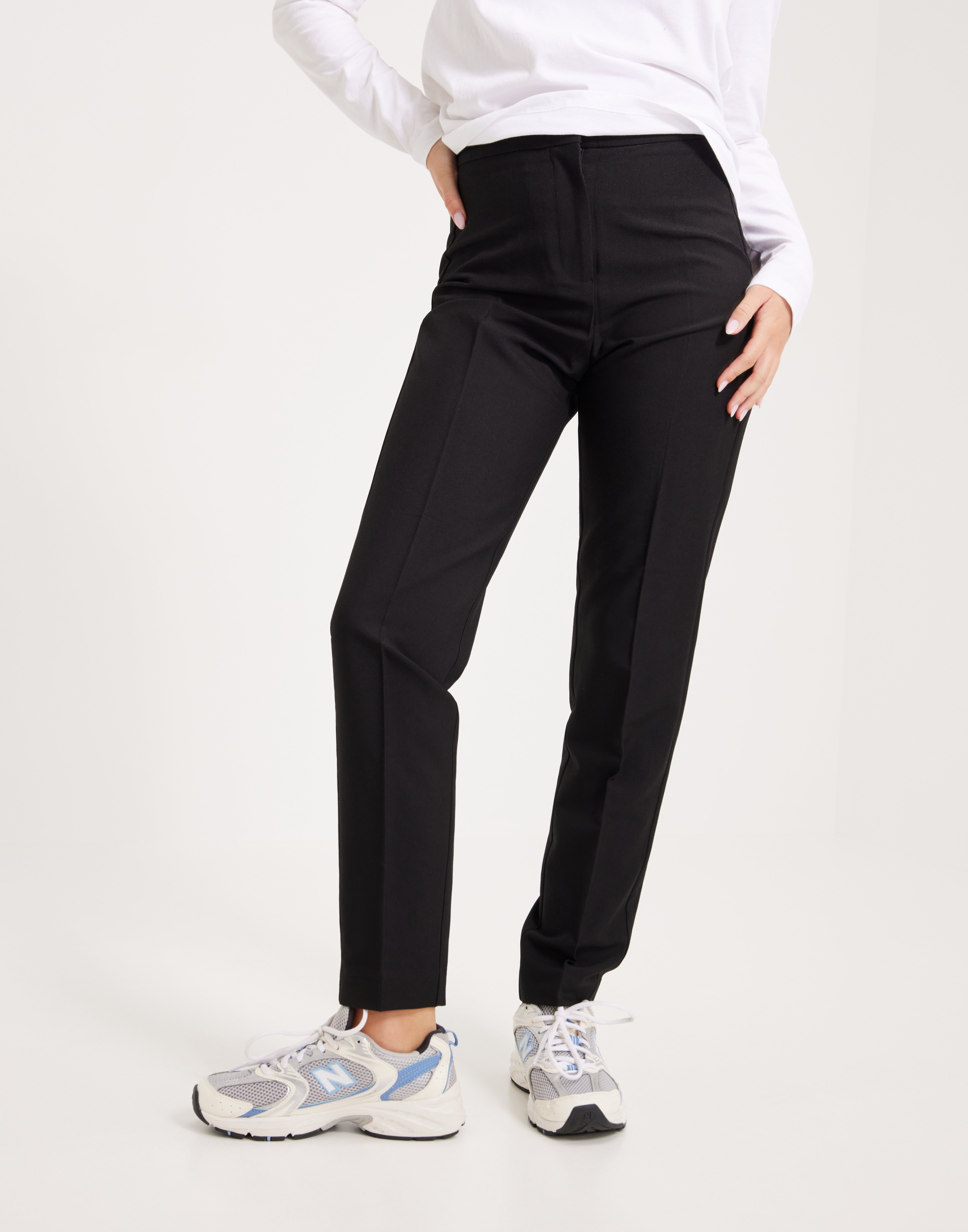 Jjxx - Jxstudio Vesterbro Pant Swt - 4846016 Black Bright White Jjxx Studio