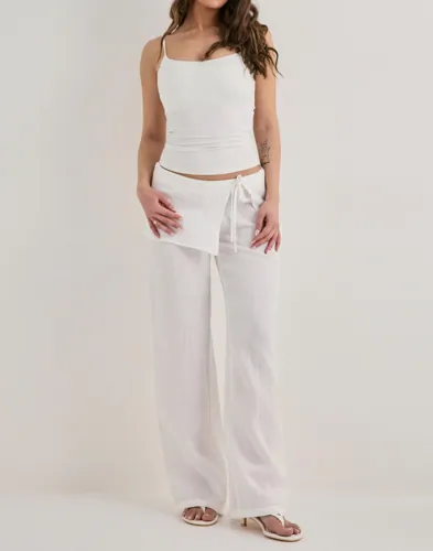 Nelly Skirt Detail Pants kostymbyxor dam – bild 2