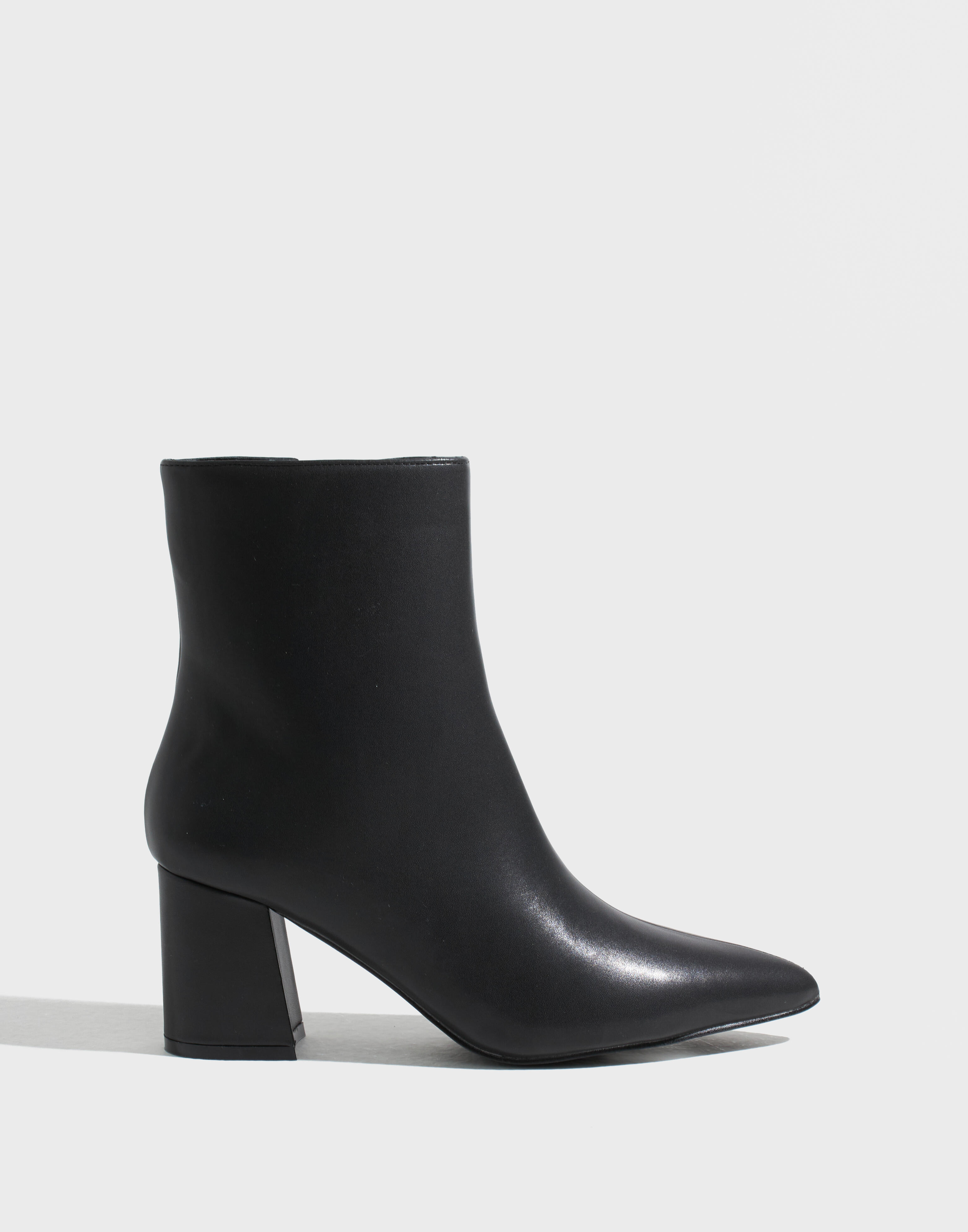 Black shops ankle booties