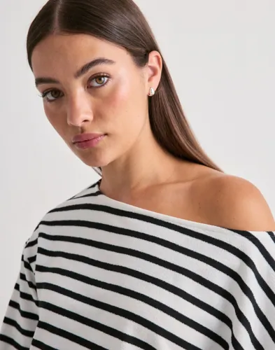 Nelly Stripe Knit Sweater stickade tröjor dam – bild 3
