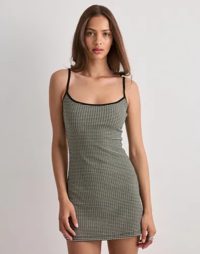 Nelly Checkered Mini Dress korta klänningar dam – bild 3