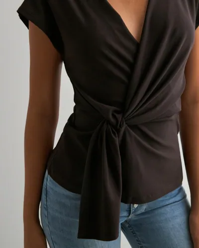 ONLY Onlsilja S/L Twist Top Jrs toppar dam – bild 3