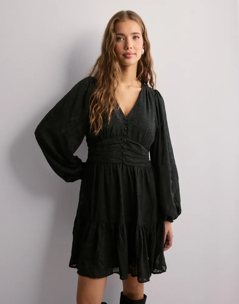 princess polly baby blue dress Black Burnout Velvet Plus Button Up Dress  PinkBlush