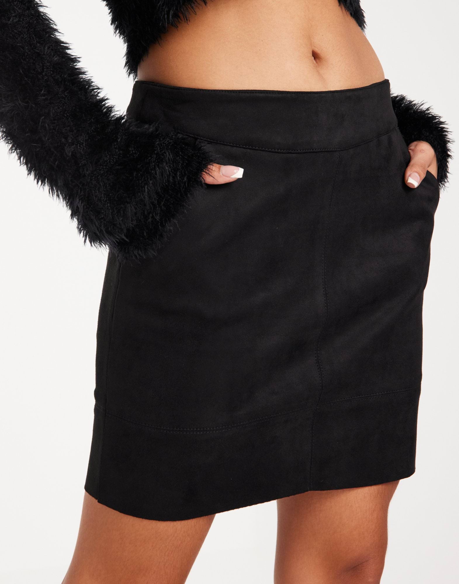 ONLJULIE FAUXSUEDE BONDED SKIRT OTW