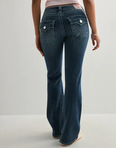 True Religion - Blå - Joey Low Rise FLAP_