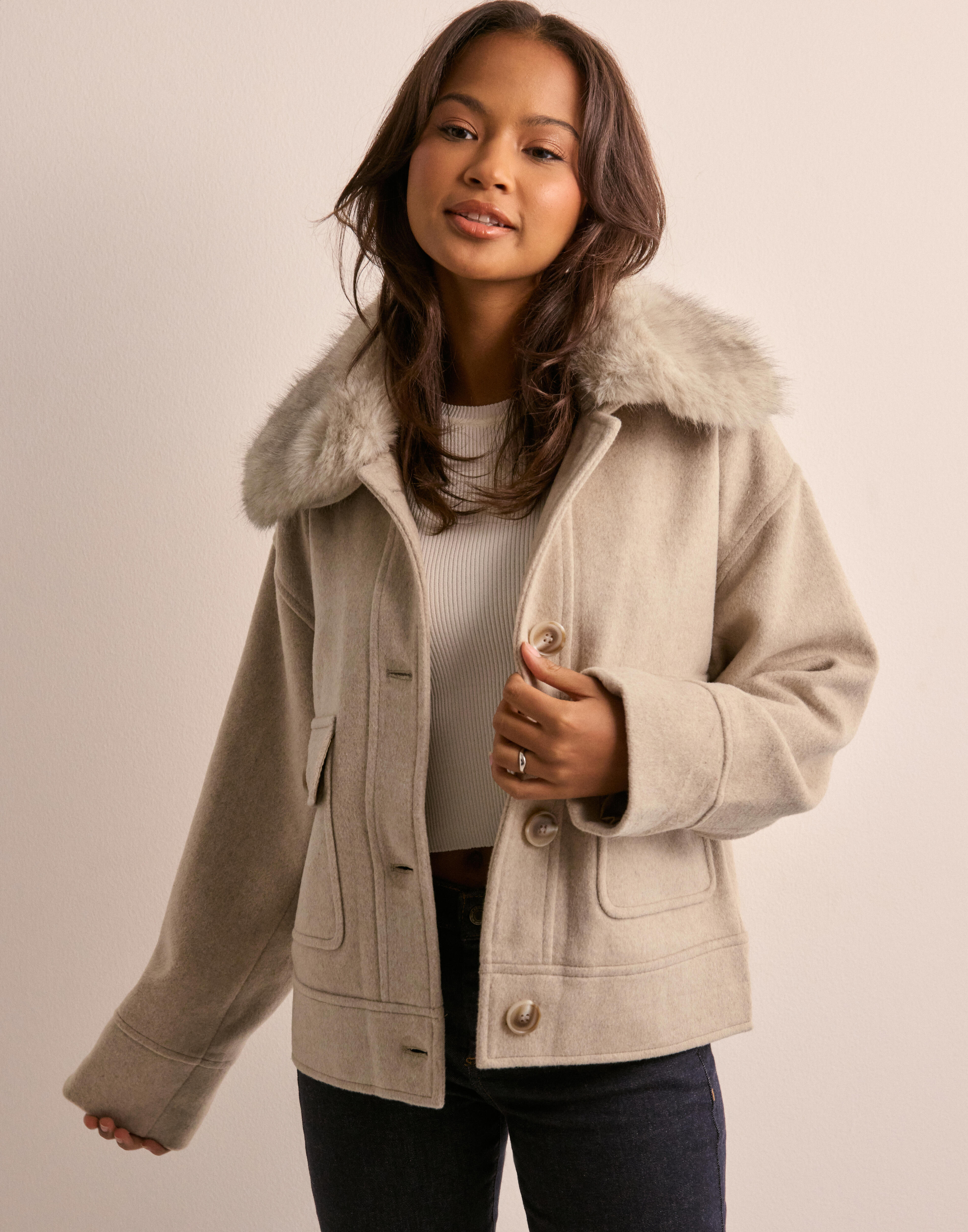 Fur jackets Woman Shop online at Nelly