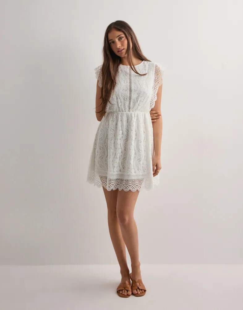 knee length dresses for ladies Surreal Lace-Up Back Tulle Midi Dress Butter Selfie Leslie