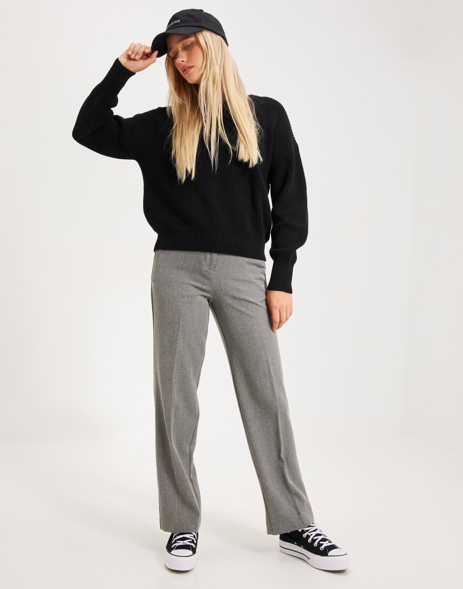 JXMILA TWIST CREW NECK KNIT NOOS