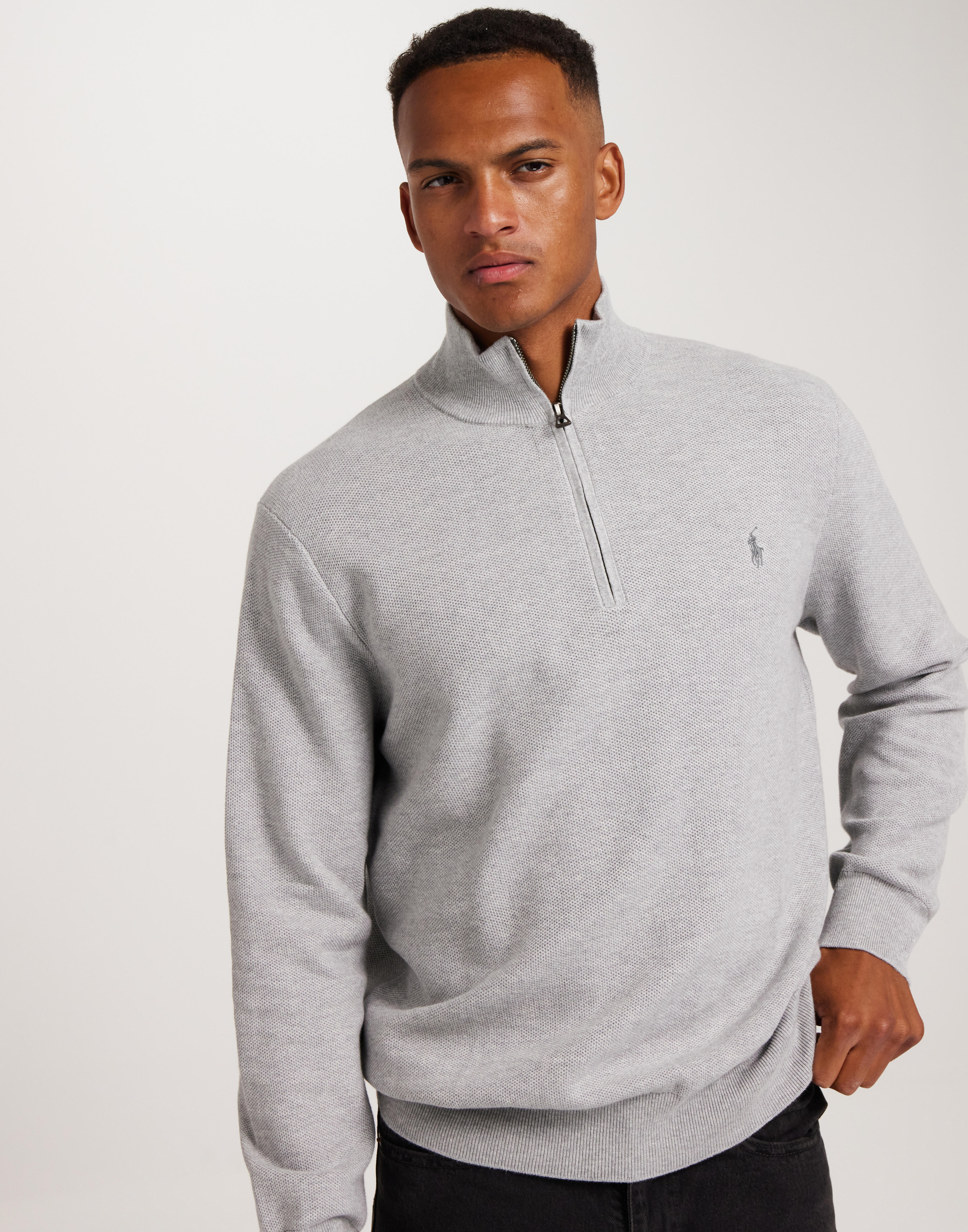 Buy Jack & Jones JJEPERFECT KNIT HALF ZIP SN - Sky Captain | NLYMAN