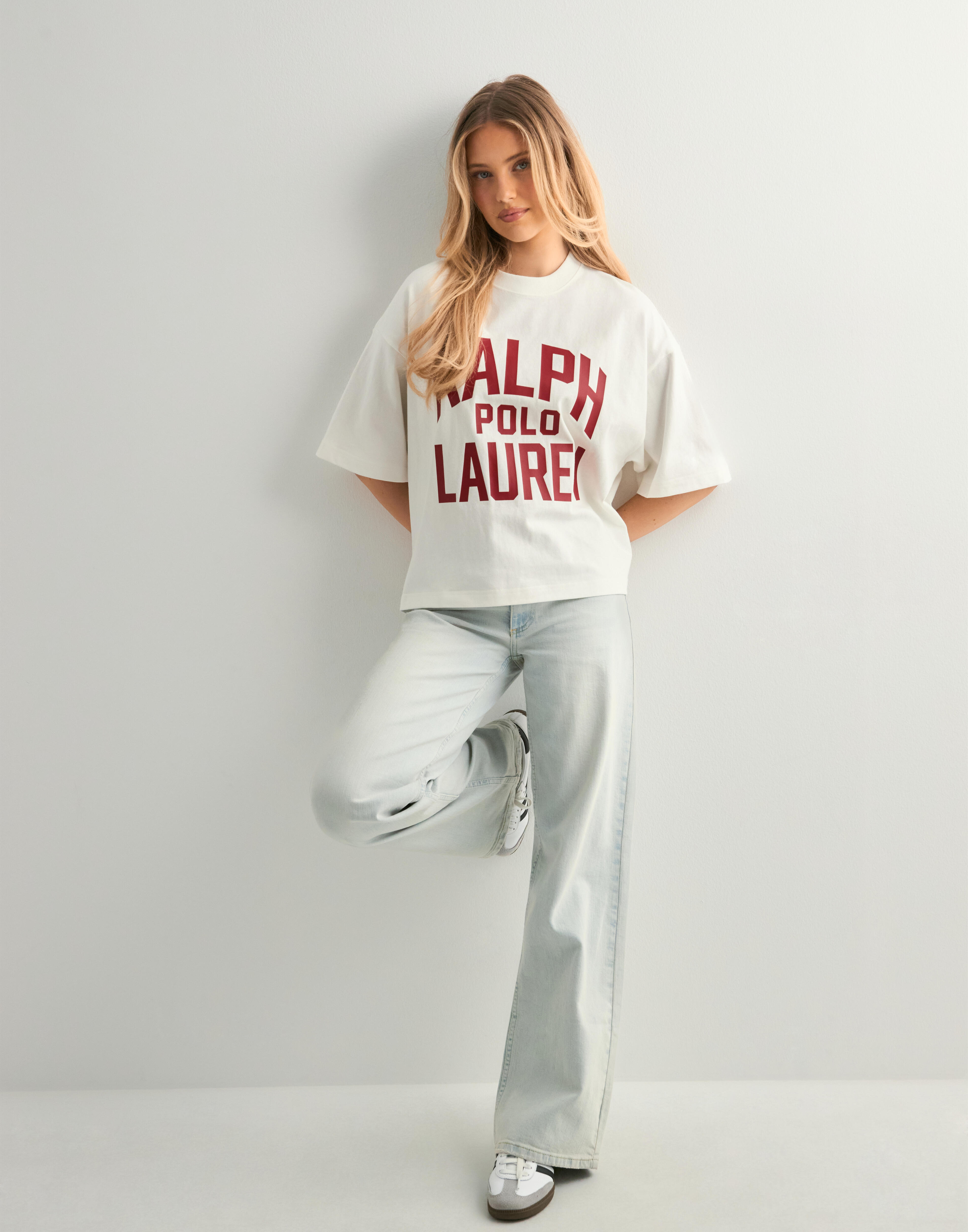 Buy Polo Ralph Lauren KNIT-T-SHIRT - Antique White | Nelly.com