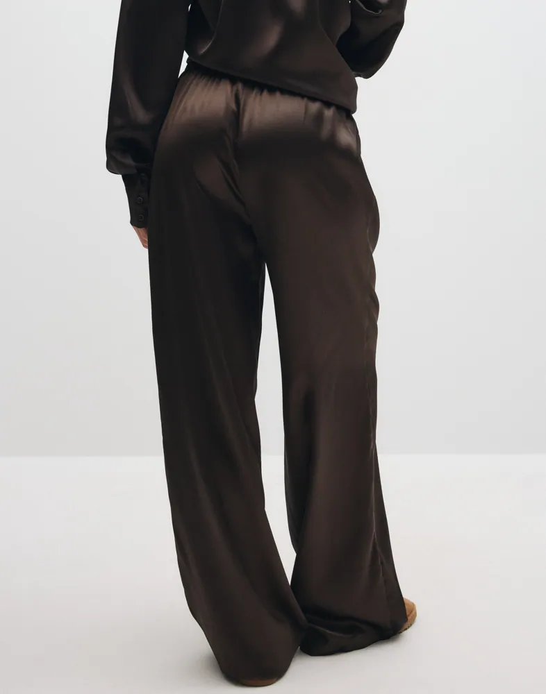 PIECES Pcevy Mw Loose Pants Wvn Bc byxor dam – bild 2
