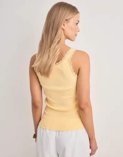 ONLY Onlsara Sharai Lace Tank Top Jrs No linnen dam – bild 3