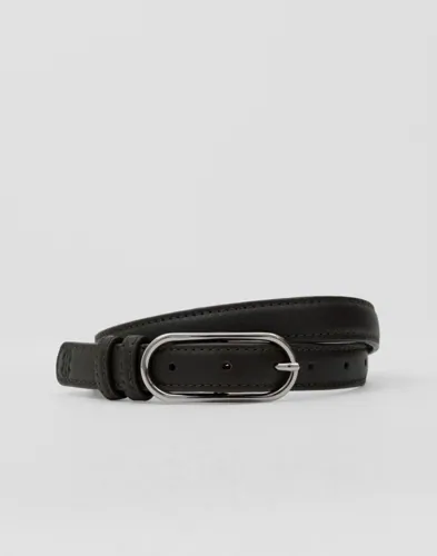 BECKSÖNDERGAARD - Brun - Grain Nola Leather Belt