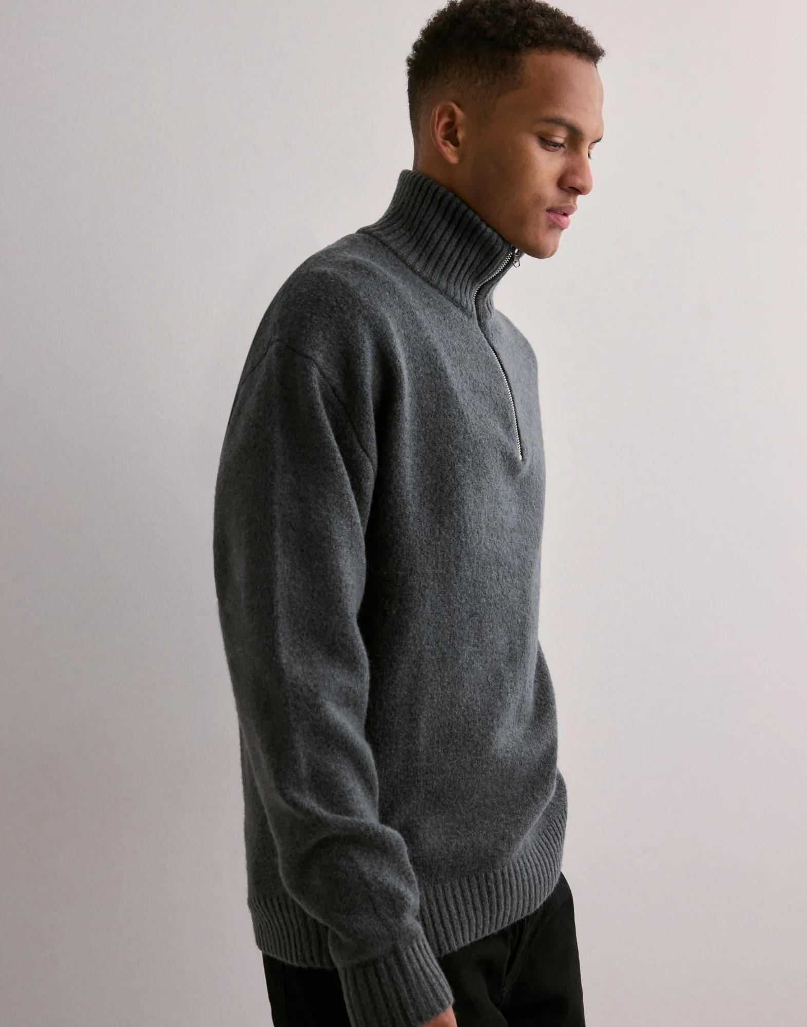 JOROLLIE KNIT HALF ZIP SN