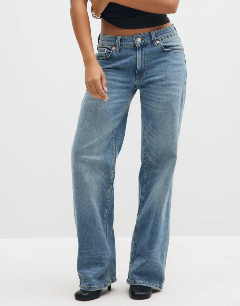 Nelly Low Waist Loose Jeans dam – bild 6