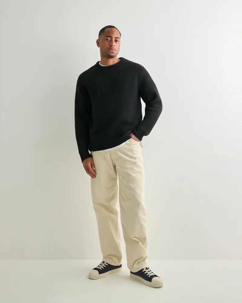 Woodbird Leroy Twill Pants Loose fit jeans herr – bild 3