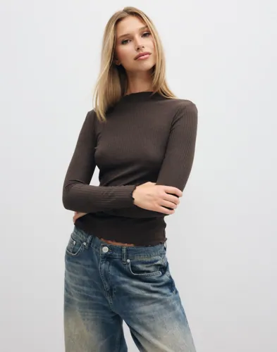 Onlemma L/S High Neck Top Noos Jrs
