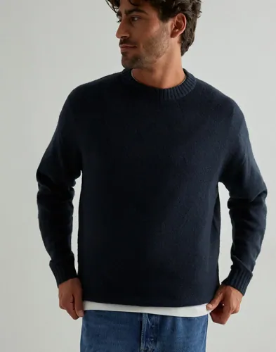 Jack & Jones Jjesoho Ollie Knit Crew Neck Sn Stickade tröjor Blå
