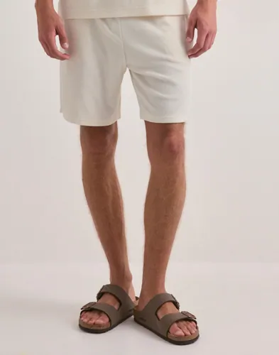 Vita frottéshorts från Only & Sons
