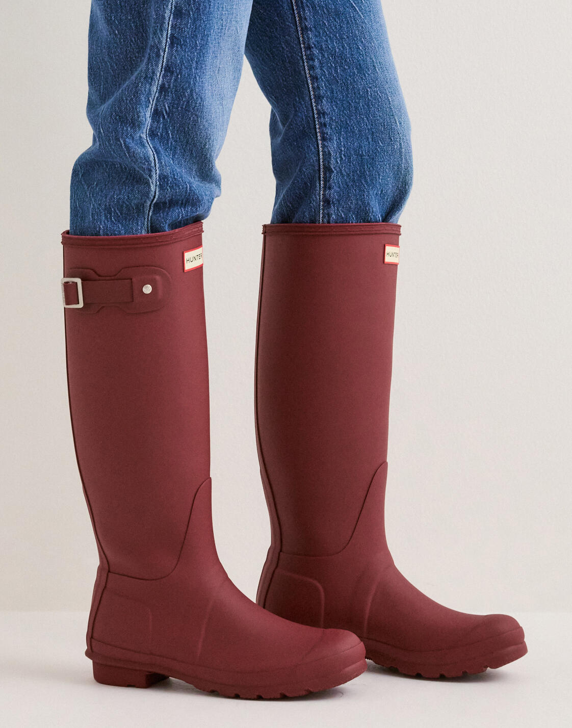 Buy Hunter ORIGINAL TALL BOOT - Merlot | Nelly.com