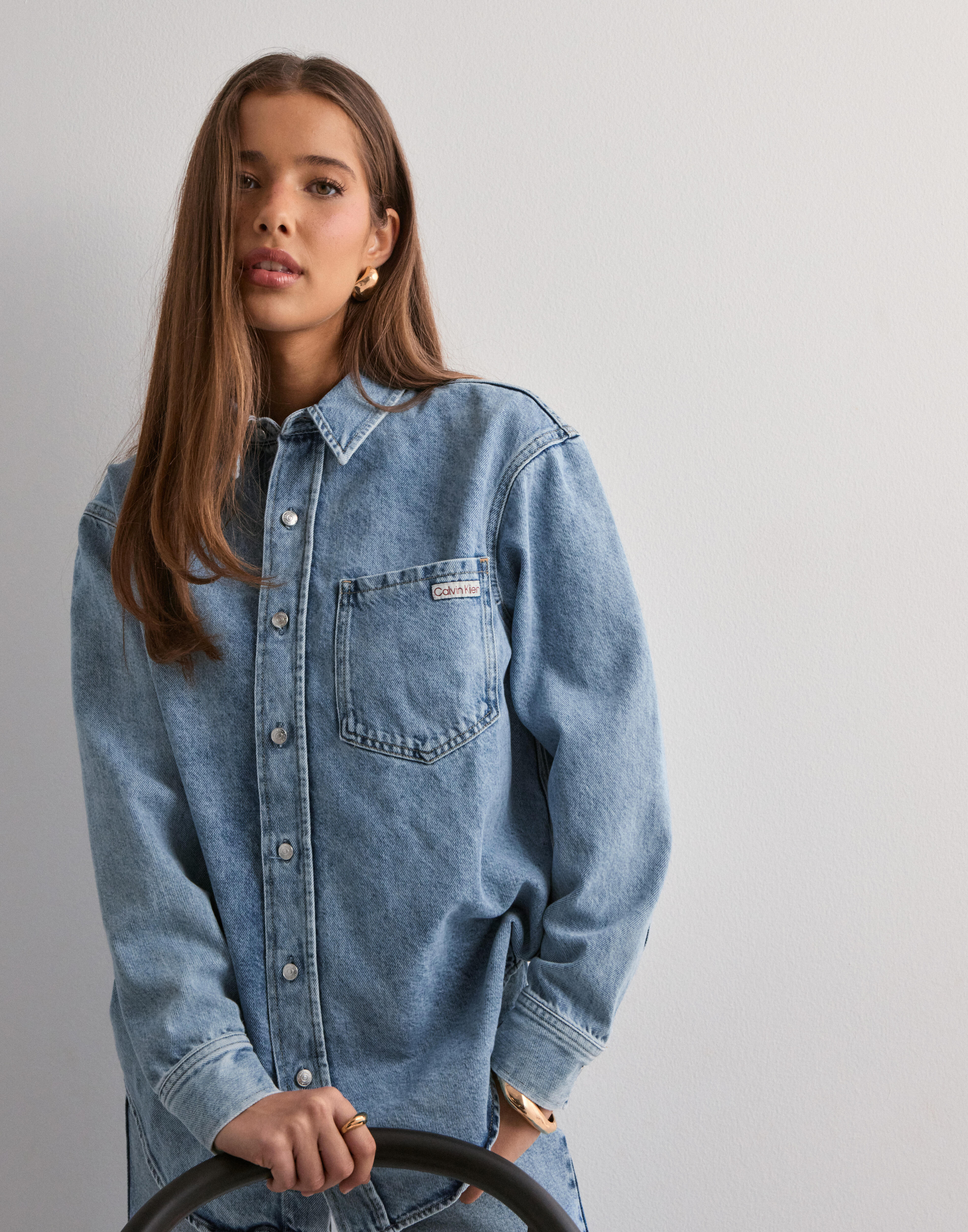 Buy Calvin Klein Jeans DAD DENIM SHIRT - *NY*Denim Light
