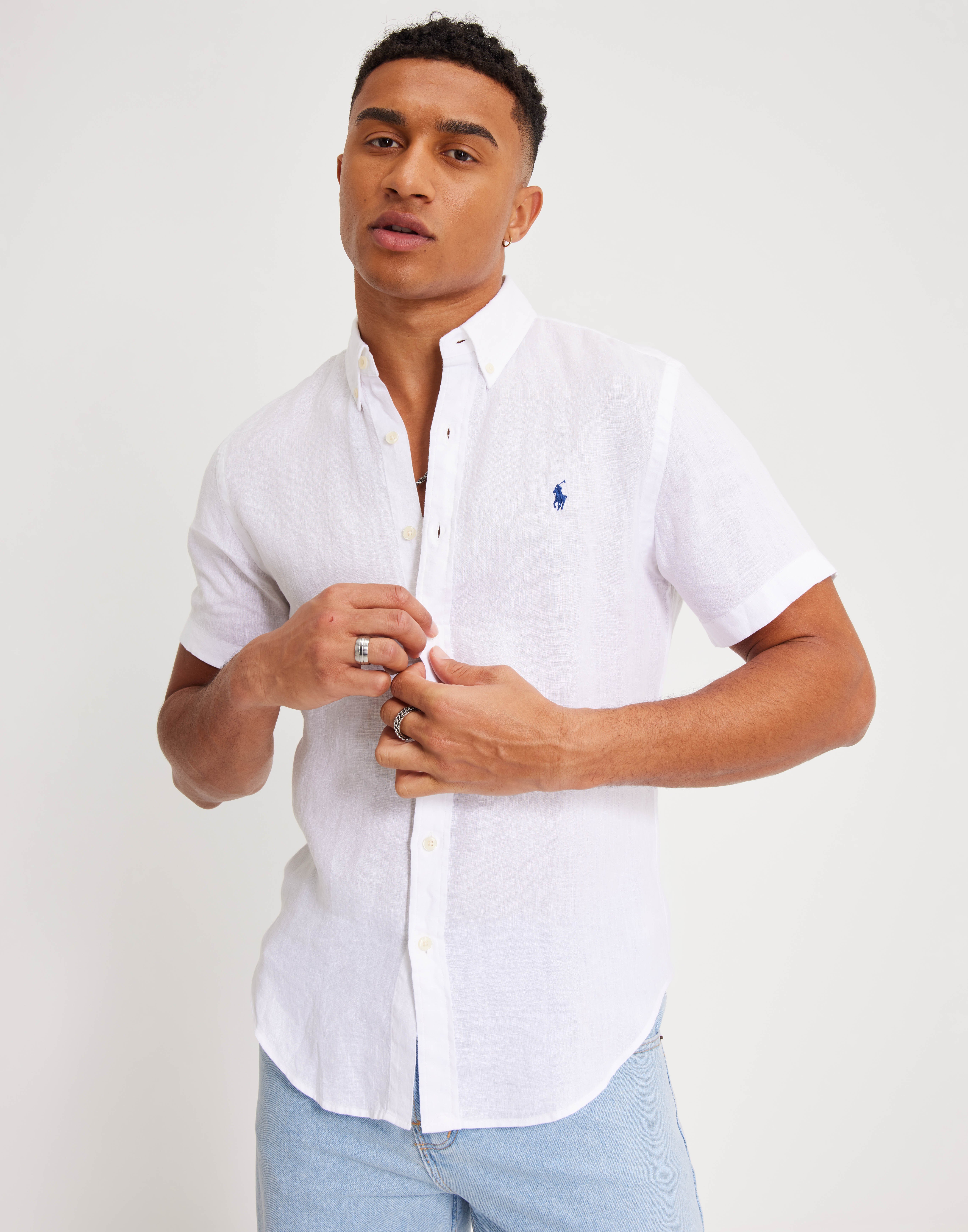 Buy Polo Ralph Lauren SLBDPPCSSS-SHORT SLEEVE-SPORT SHIRT - White | NLYMAN