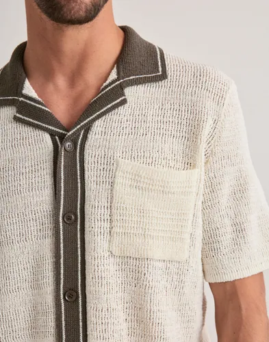 Samsøe Samsøe Sapercy Shirt Ss 15936 Kortärmade skjortor herr – bild 3